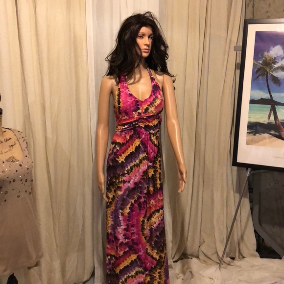 halter maxi sundress